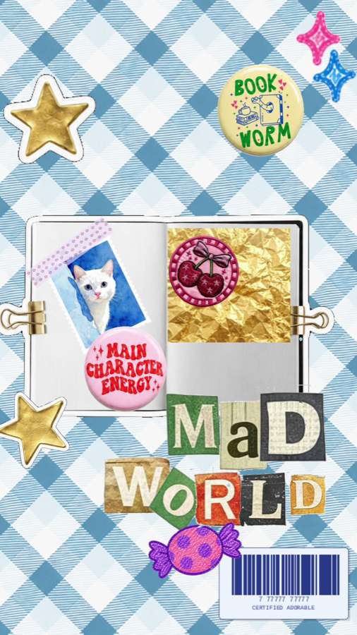 A scrapbook-style collage made in Jodu